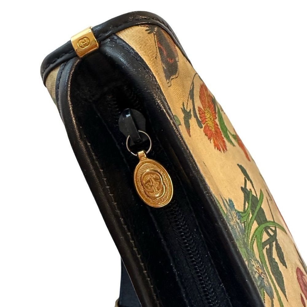 Gucci vintage floral crossbody black - Picture 16 of 16